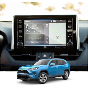 Screen Protector for Toyota RAV4 7-inch Touchscreen,for 2019-2022 Toyota RAV4 Accessories 9HD Tempered Glass Compatible with 2019 2020 2021 2022 Toyota RAV4 Hybrid/SE/LE/XLE/Premium