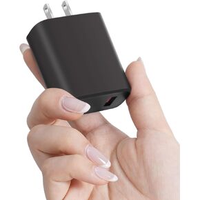 18W Fast USB Charger Block Box Brick Adapter Portable Accessory for Wall Outlet Charging Plug Cube All-Round for Heated Jacket, Power Bank, Phone, Pad Multi Device Compatibility for Vergoo Genovega