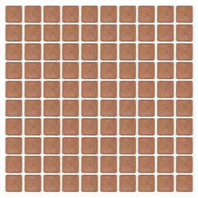 100pcs Copper Pad Shim Thermal Kit, 401w/mk Thermal Conductivity Small Heatsink Kit, DIY Pure Copper Skiving Fin Heatsink, for Laptop GPU CPU VGA VRAM(15x15x0.5mm)