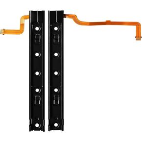 Left Right Slide Rail Slider Bracket with Sensor Flex Cable Replacement for Nintendo Switch Console Slide Bar