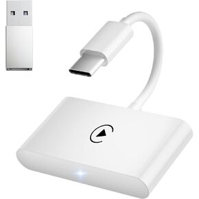 Wireless CarPlay - Wired CarPlay Convert Cars Wireless CarPlay，Wireless CarPlay Adapter，Apple CarPlay Wireless Adapter，Plug & Play Fast and Easy Use Fit for Cars from 2016 & iPhone iOS 10+