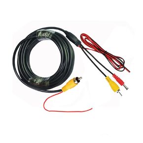 Rear Camera Cable, RCA Video Cable, 6m Connection to reversing Camera and car Monitor, AV Header Audio Video Cable for car Rear Camera Parking Image