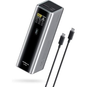 CUKTECH 15 Ultra Power Bank, 20000mAh 140W Laptop Charger, 3-Port USB C Charger, PD3.1 Fast Charging Battery Pack with Smart Display, Compatible with iPhone 16/15/14/13, Samsung, MacBook, Dell, etc