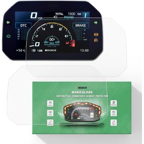 Motorcycle Accessories Nano Glass Dashboard Screen Protector Kit for BMW R1300GS Adventure 2024-2025 / R1250RS R1250R 2019+ / R1250GS Adventure 2018-2023 / R1200GS 2017+ (2 x Anti Glare)