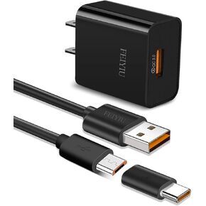 USB Charger Charging Cable Cord [Micro-USB] Fast Charge for Wireless Bluetooth Speakers Headphone Headset Earphone, and More -5FT