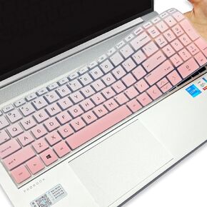 Laptop Keyboard CoversProtector for 17.3-Inch HP Laptops, 17-Cn0065cl 17-Cn0075cl 17t-Cn000 17-Cn0097nr 17-Cn0025nr 17-Cn0026nr 17-Cn1053cl 17-Cn1063cl 17-Cn0023dx 17 -Cp0001ds (Pink)