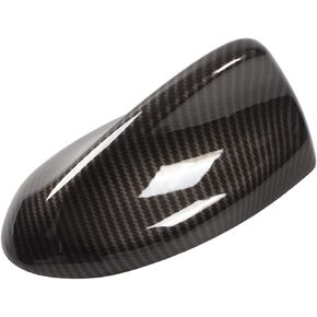 Fydun Car Antenna Shark Fin Shape Cover Carbon Fiber 175mm Long Roof Aerial Cover Replacement for Alfa Romeo Giulia 952 2015+