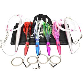 High Speed Wahoo Lures Tournament Plomerito Set -Made in USA