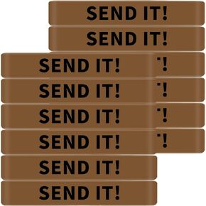 12 Pack Miaozhun Send IT Magazine Marking Bands Tactical Morale Marker Bands for Magazine Identification Holster Accessories