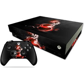 MightySkins Skin Compatible with Microsoft Xbox One X - Tribal Dragon | Protective, Durable, and Unique Vinyl Decal wrap Cover | Easy to Apply, Remove, and Change Styles | Made in The USA
