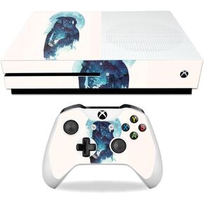 MightySkins Skin Compatible with Microsoft Xbox One S - Midnight Owl | Protective, Durable, and Unique Vinyl Decal wrap Cover | Easy to Apply, Remove, and Change Styles | Made in The USA