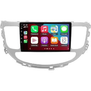 9 inch Car Stereo Radio for Hyundai Genesis Sedan 2009 2010 2011 2012 2013 2014, Andorid 13 Touchscreen Car Radio with Wireless Carplay & Android Auto, Support GPS Bluetooth WiFi SWC Backup Camera