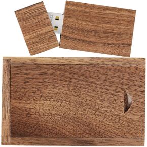 USB Flash Drive, 8GB Wooden USB2.0 High Speed USB Thumb Drives Memory Stick Pen Date Storage Stick Pendrive (Walnut)