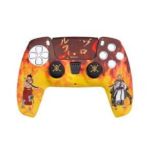 ONE Piece Custom Kit Licencia Oficial, Silicona + Grips + Sticker Touchpad para DualSense, PS5 (One Piece)