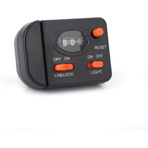 Fishing Line Counter, Professional Digital Fishing Counter Clip on Rod Fishing Line Counter Depth Finder Digital Diaplay 99m