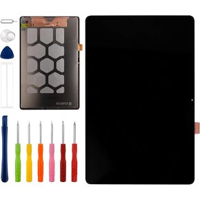[US Version] Vvsialeek New LCD Touch Screen Digitizer Assembly for Galaxy Tab S7 FE [12.4 inch] SM-T730, SM-T733, SM-T736B, SM-T735 with Technical Repair Tools Kit- Fingerprint Function