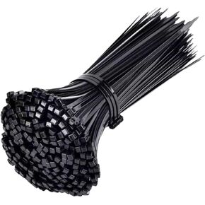 250 piece Zip Ties 10 inch, Heavy Duty Plastic Cable Ties, Premium Plastic Wire Ties with 40 Pounds Tensile Strength,Self-Locking Plastic Nylon,Wire Ties for Home,Garden,Workshop,Office