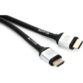 Roland HDMI Heavy-Duty Black Series Cable Supports 3D/4K HD (RCC-6-HDMI), 6.5-Feet