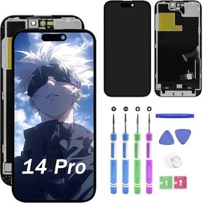 Replacement for iPhone 14 Pro (Model A2890 A2650 A2889 A2892) 2022 Year 6.1 inch LCD Display Digitizer Panel (Repair) LED Screen Assembly with Repair Tools
