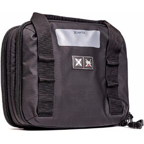 Vertx VTAC Single Pistol Case, Soft Gun Pouch Bag and Mag Holder, Ammo Tactical Gear Travel Accessories, Black (F1 VTX5709)