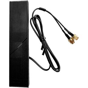 WiFi 7 Antenna Dual Band WiFi 6E Moving Antennas Magnetic Base RP-SMA Connector for PC Desktop Computer Motherboard WiFi Wireless Network WiFi Router WiFi7 with 2.62ft Extension Cable Black