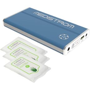 Bundle: Medistrom Pilot 24 Lite with 3 Pack Travel CPAP Wipes - 95Wh CPAP Battery Backup Power Supply for CPAP Machine - Camping Power Bank - Lightweight Portable Battery - TSA Approved CPAP Battery