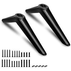 Yaotieci TV Legs for Element TV Stand Legs, for Element 720P 1080P HD 4K UHD HDR Smart XUMO TV Stand, Fit for TV Bottom Hole Center-to-Center Distance of 10mm/0.39in to 20mm/0.78in
