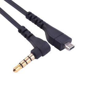 Saipomor Arctis7 Cable Replacement 3.5mm Audio Cord Compatible with SteelSeries Arctis 3, Arctis 5, Arctis Nova 3, Arctis Prime, Arctis Pro Wireless, Arctis Pro+ GameDAC Gaming Headsets(5ft/Black)