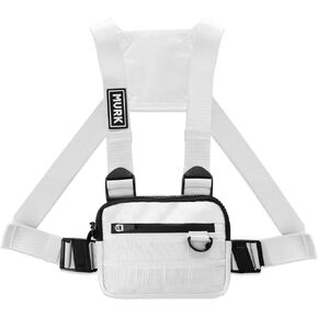 MVRK Water Resistant Chest Bag - Lightweight Tactical Chest Bag For Outdoor Training, Running Chest Pack For Men With Extra Storage