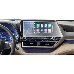 Screen Protector Compatible with 2021 2022 Toyota Highlander 12.3 Inch Touchscreen, HD Clear Anti Scratch,Highlander Platinum