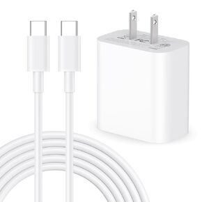 AirPods Pro 2nd Gen Charger, 20W USB C AirPods 4 Charging Cord, USB C to USB C Cable for AirPods Max 2 (2024), AirPods Pro (2nd Gen) Wireless Earbuds, AirPod 4, iPhone 16 15 Charger Cord Power Adapter
