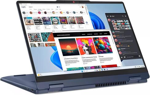 Lenovo IdeaPad 5i 2-in-1 Laptop, 14" WUXGA (1920 x 1200) Intel® Core™ 5 120U Processor 8 GB LPDDR5 512 GB SSD 83DT0002US in Saudi Arabia