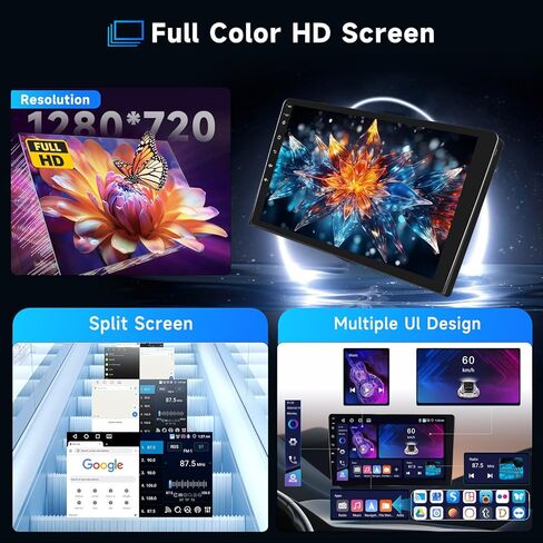 [4G+64G] Sterroid Car Stereo لـ Toyota Prius 2010-2015 مع رابط مرآة Auto Auto Carplay اللاسلكي ، شاشة Hodozzy 9 بوصة مع GPS ، رابط المرآة ، البلوتوث ، WiFi ، 32EQ ، FM/RDS Radio Radio in Kuwait