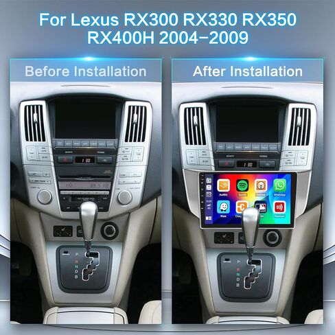 [2+64GB] Inefala for Lexus RX300 RX330 RX350 RX400H 2004-2009 Android Car Radio Stereo with Wireless CarPlay Android Auto, 9 Inch HD Touchscreen with GPS WiFi BT FM/RDS SWC Canbus Backup Camera MIC in Saudi Arabia