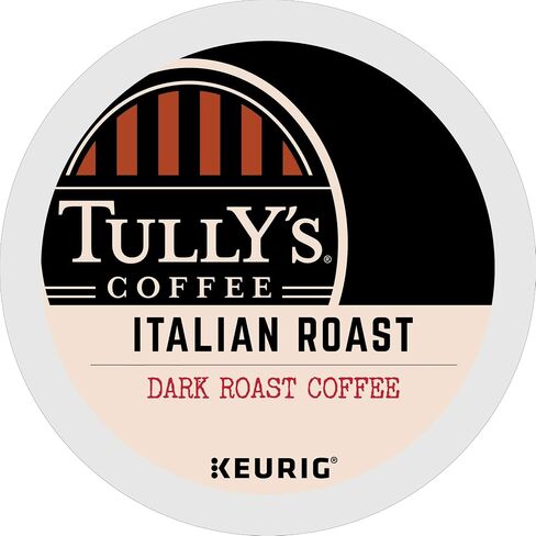 Tully's Coffee Italian Roast Keurig Single-Serve K-Cup Pods, Dark Roast Coffee, 96 Count in Saudi Arabia