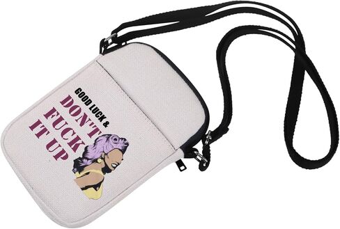 حقيبة RP Fan GiftDrag Race لمستحضرات التجميل حظًا سعيدًا ولا تفسدها، حقيبة مكياج بسحاب لمحبي Drag Queen (الحظ ولا تفعل) in Kuwait