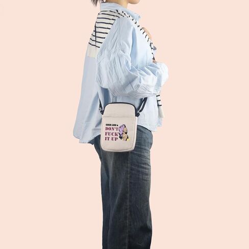 حقيبة RP Fan GiftDrag Race لمستحضرات التجميل حظًا سعيدًا ولا تفسدها، حقيبة مكياج بسحاب لمحبي Drag Queen (الحظ ولا تفعل) in Kuwait