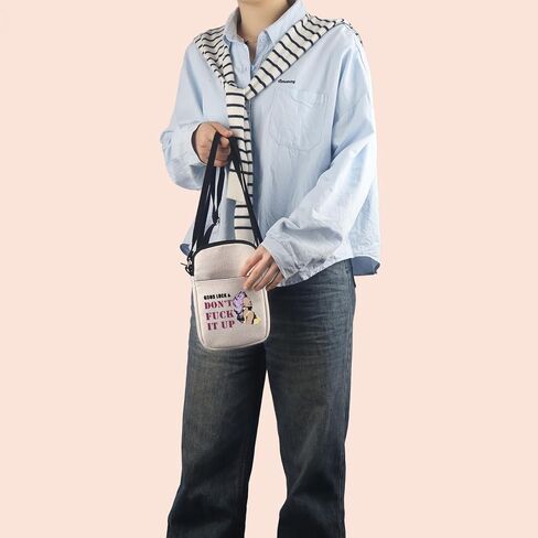 حقيبة RP Fan GiftDrag Race لمستحضرات التجميل حظًا سعيدًا ولا تفسدها، حقيبة مكياج بسحاب لمحبي Drag Queen (الحظ ولا تفعل) in Kuwait