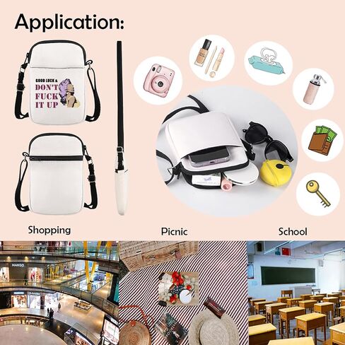 حقيبة RP Fan GiftDrag Race لمستحضرات التجميل حظًا سعيدًا ولا تفسدها، حقيبة مكياج بسحاب لمحبي Drag Queen (الحظ ولا تفعل) in Kuwait