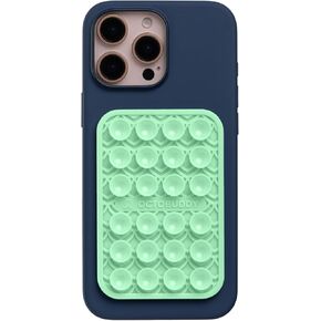 Silicone Suction Phone Case Adhesive Mount Textured Collection - Hands-Free Grip with 24 Suction Cups for Videos & Selfies - Durable, Easy to Use - OCTOBUDDY - 2.6 x 3.9, Dragon Mermaid - Green Ash