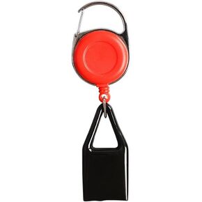Pants Lighter Clip, Retractable Lighter Belt, Anti Lost Retractable Keychain Belt, Lighter Leash for Fishing Hiking,Lighter Protective Cover for Camping,Lighter Leash，House Supplies (Red)