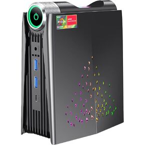 KAMRUI MINI Gaming PC 32GB RAM 512GB SSD مع AMD RYZEN 7 5700U ، عامل سطح المكتب الصغير Radeon Radeon ، دعم MICRO AMR5 3 MODE Perf in Kuwait