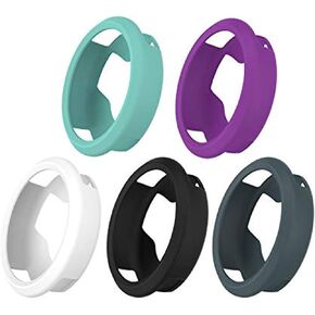 Chofit Silicone Case Compatible with Garmin Vivomove HR Colorful Protective Case Cover Soft Silicone Shell Case Compatible with Garmin Vivomove HR Hybrid Smartwatch for Men Women (Multicolor-5PCS)