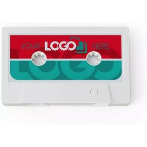 High-Speed Cassette Tape Shape Flash | Flash Disk Cassette Tape Flash | Audio Cassette USB Stick White 2GB | Memory Stick Thumb Drives