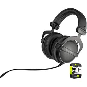 beyerdynamic 483664 DT 770 Pro Closed Dynamic Over-Ear Headphones 32 Ohm Bundle with 1 YR CPS Enhanced Protection Pack