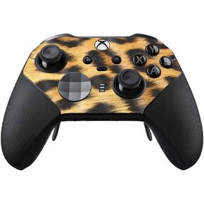 MightySkins Glossy Glitter Skin Compatible with Xbox Elite Series 2 Controller - Cheetah | Protective, Durable High-Gloss Glitter Finish | Easy to Apply, Remove, and Change Styles | Made in The USA
