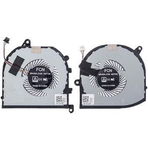 Replacement CPU+GPU Cooling Fan for Dell XPS 15 9570 & XPS 15 7590, Precision 5530 5540 Series Laptop P/N: 008YY9 08YY9 0TK9J1 TK9J1