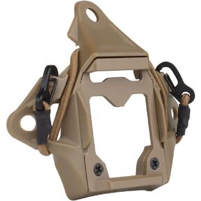 Tactical Universal NVG Mount Shroud Compatible with 3-Hole Elastic String for ACH/MICH/OPS-Core Fast/Helmet