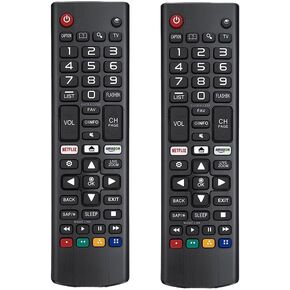 【Pack of 2】 for LG Smart TV Remote Control Replacement,Universal for All LG OLED 3D TVs for AKB75095307 AKB75375604 AKB74915305 AK75675304 AKB76040302 AKB76037601 AKB75675313