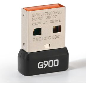 G900 USB Mouse Receiver, 2.4G USB Dongle Mouse Receiver Adapter Replacement for Logitech G900 Spectrum Mouse